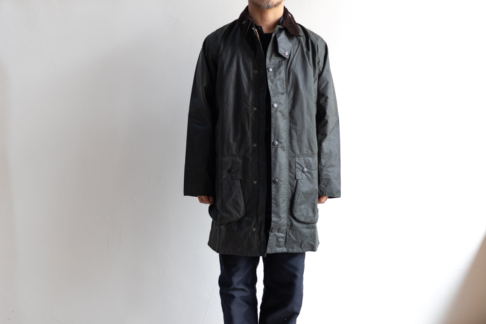 BARBOUR バブアー | BORDER WAX JACKET Col : SAGE