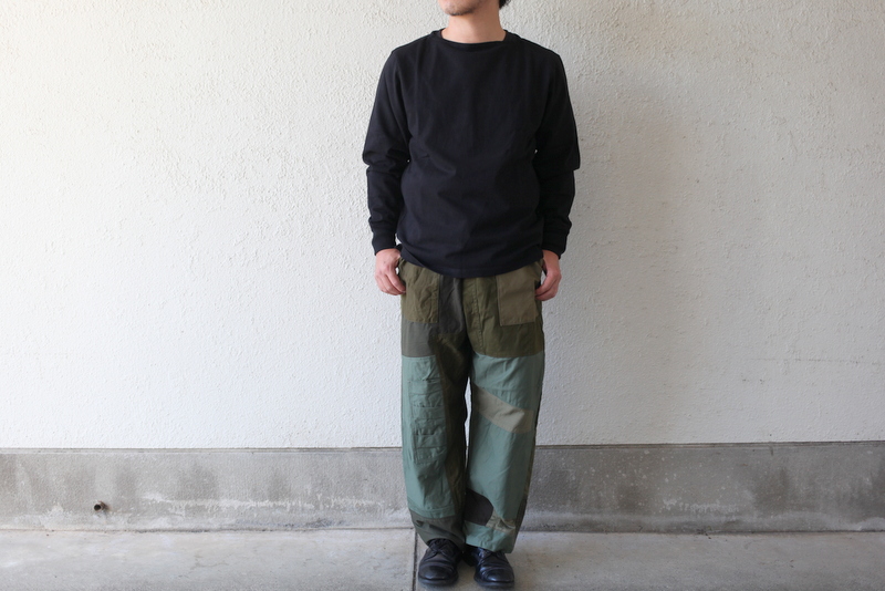 rebear by johnbull | PATCHWORK EASY PANTS Col : OLIVE t.m.p. coop web shop